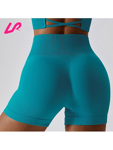 Elevate your athleisure style with our ribbed biker shorts. The stretchy, ribbed fabric gives these shorts a comfortable and flattering fit while the biker style adds some edge to your workout or casual look. Perfect for any season and any activity.